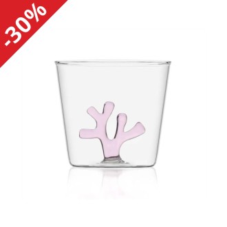 Pahar pentru apa, 8 cm, Pink Coral Reef - designer Alessandra Baldereschi - ICHENDORF